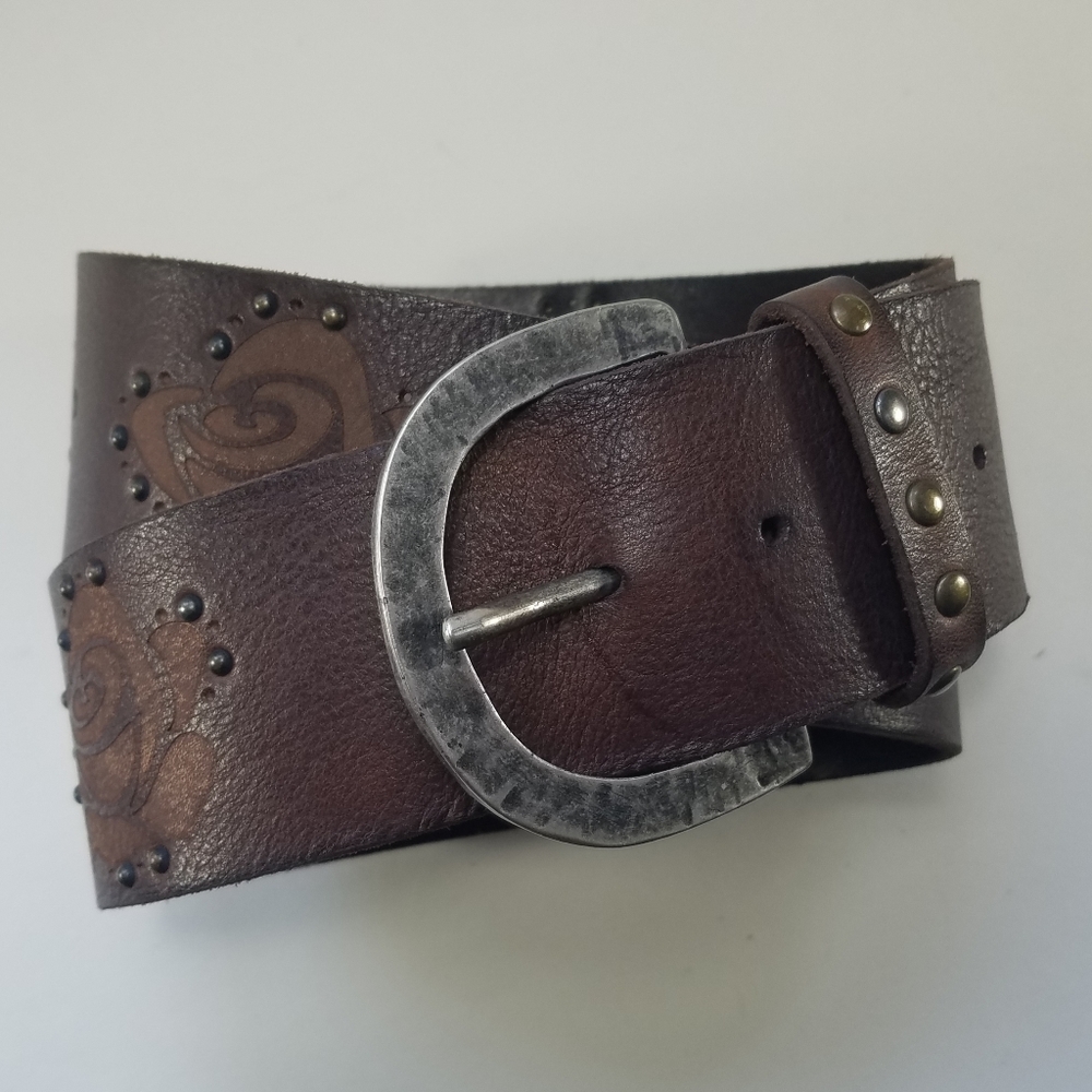 Women's Fabrio Corti Italian Brown Leather Belt
